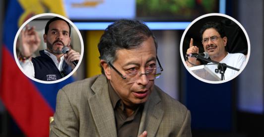 Petro sobre votaciones. / Fotos: AFP.