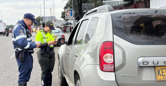 Pico y Placa regional que regirá este lunes para el ingreso a Bogotá