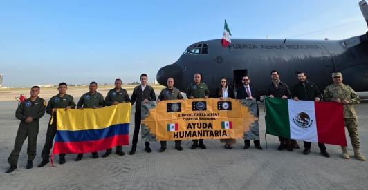 Colombia recibió 640 toneladas de ayuda humanitaria internacional para atender el terremoto