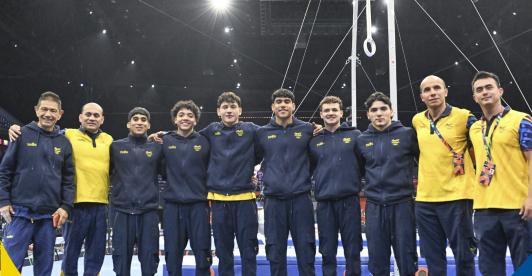 Ángel Barajas lideró histórica actuación de Colombia en gimnasia