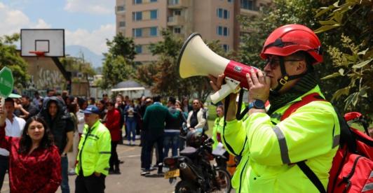 Simulacro Nacional 2026: lo que debes saber para participar este miércoles 21 de octubre. Foto: Alcaldía de Bogotá