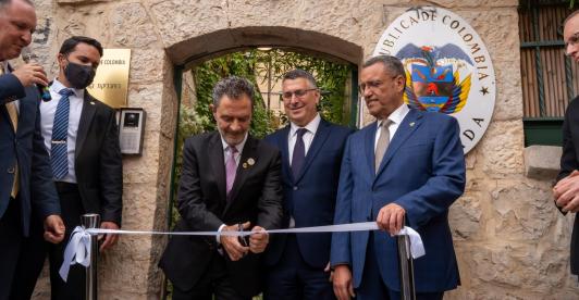 Colombia inaugura su Embajada en Jerusalén y reactiva la cooperación con Israel