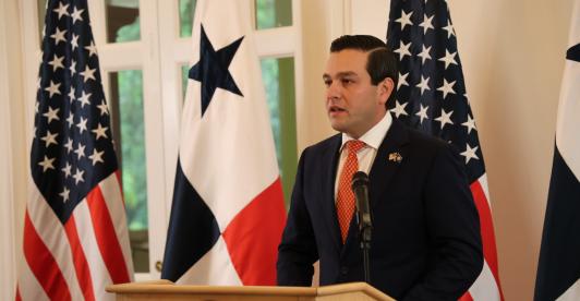 Kevin Marino Cabrera, embajador de Estados Unidos en Panamá. Foto: Embajada de Estados Unidos en Panamá.