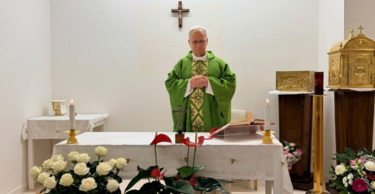 El papa León XIV celebró la Santa Misa en el Hospital Gemelli
