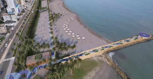 Posponen apertura del Gran Malecón de Cartagena por fuertes lluvias