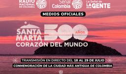 500 años de Santa Marta. / Foto: RTVC.