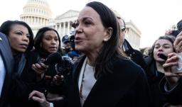 María Corina Machado se reunió con Trump en Washington.