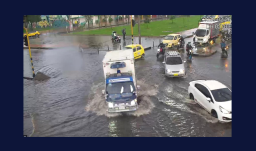 Granizada en Bogotá este jueves: Engativá, localidad más afectada.