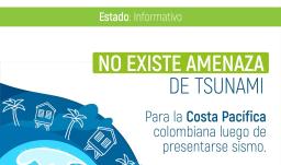 No hay amenaza de tsunami para Colombia tras terremoto de 7,7 en Indonesia
