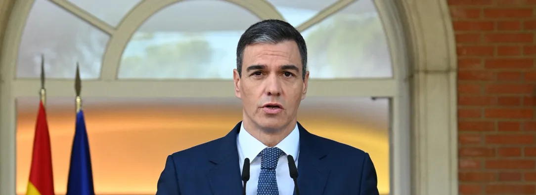 El presidente del gobierno, Pedro Sánchez