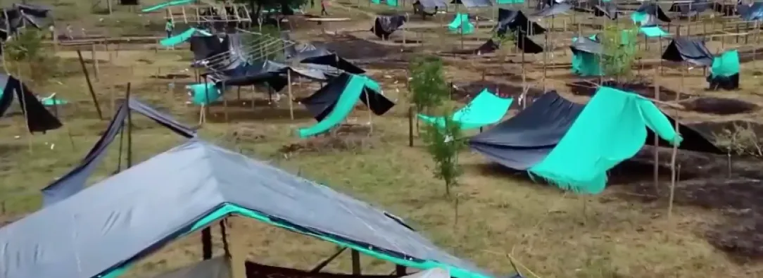 Comenzó el desalojo de los ocupantes del predio Santa Elena, Caucasia: la SAE solicitó suspender la diligencia 