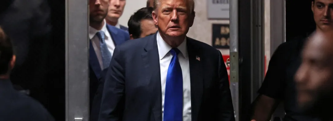 Donald Trump fue declarado culpable en juicio. / Foto: AFP.