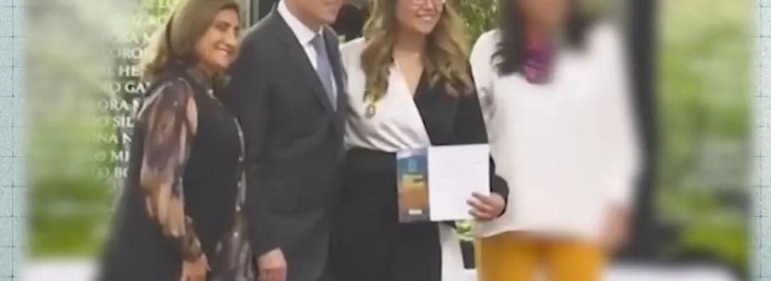 De izquierda a derecha, Martha Mancera, Francisco Barbosa y Ángela Córdoba