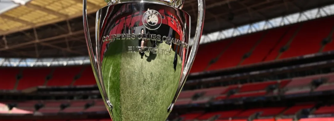 Bolsa de premios en la final de la Champions League. / Foto: X UEFA.