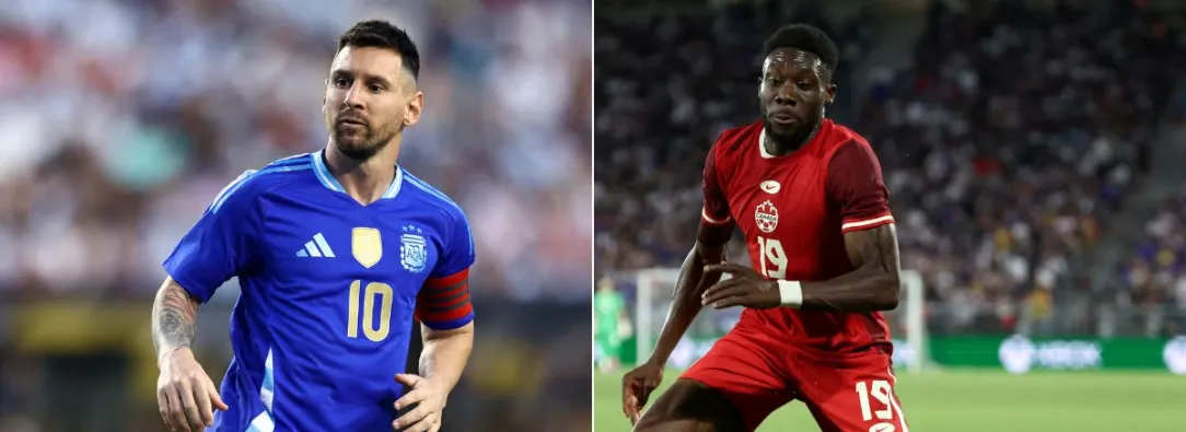 Argentina Canadá Copa América 2024 Lionel Messi Alphonso Davies