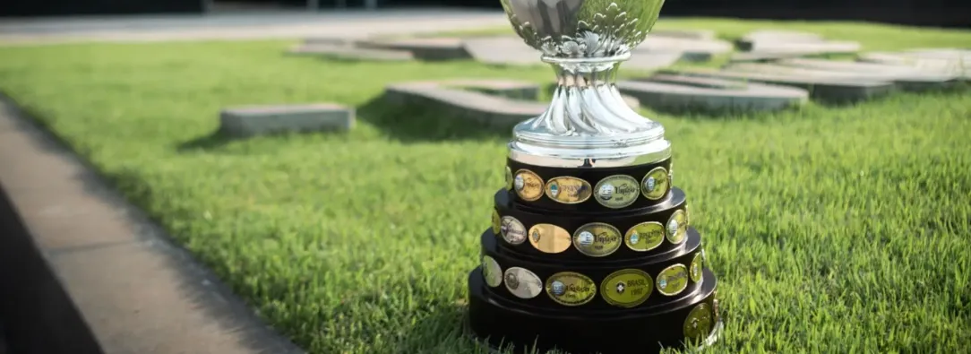 Foto del trofeo de la Copa América