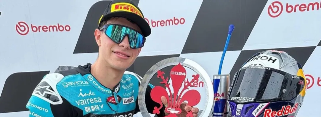 David Alonso es líder de la clasificación de Moto3. / Foto: Mindeportecol.