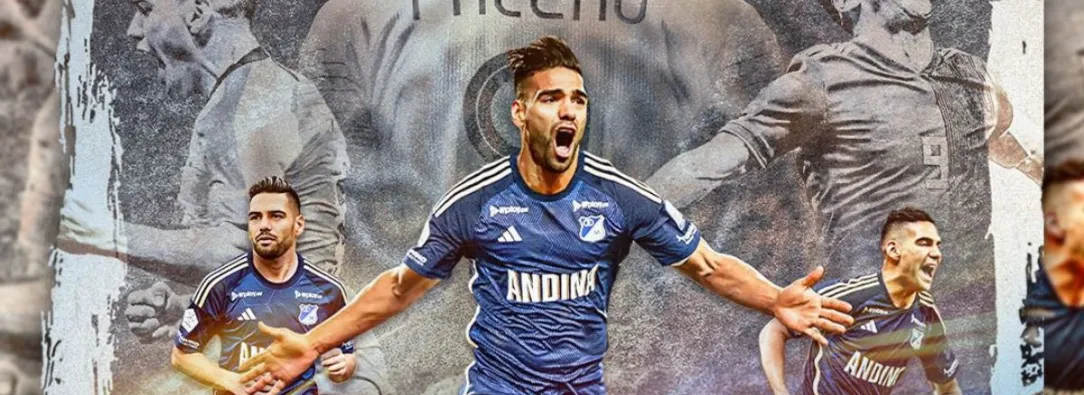 Radamel Falcao ya es jugador de Millonarios