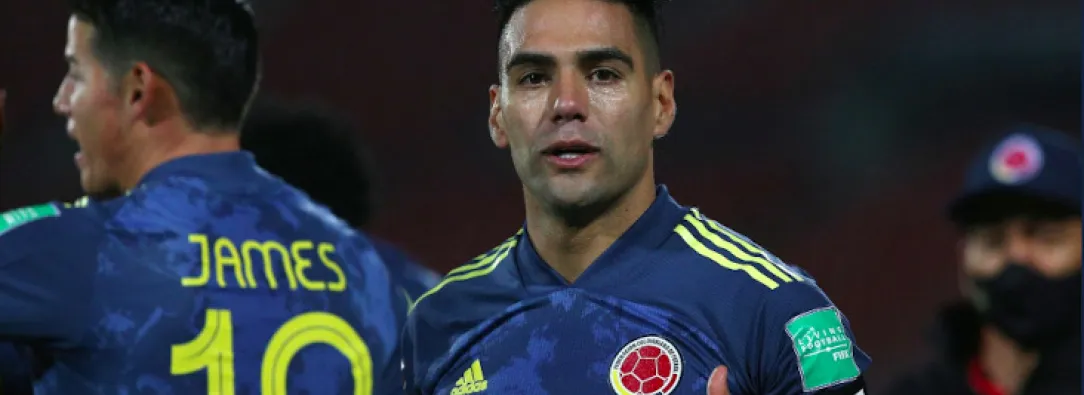 Radamel Falcao García en la Selección Colombia.