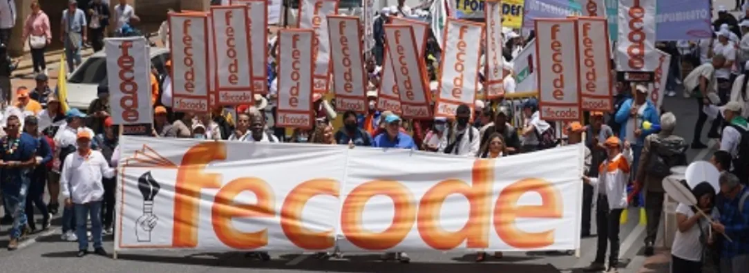 Puntos de concentración de marchas de Fecode. / Foto: Fecode.