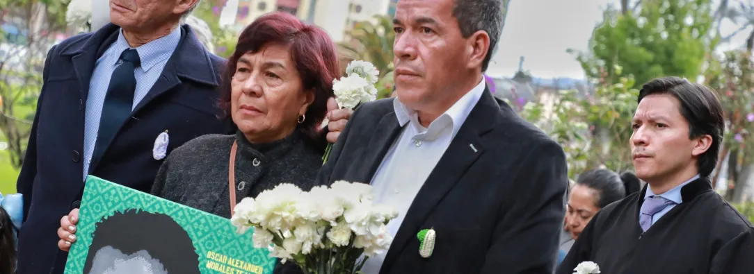 Después de 16 años de búsqueda, el cuerpo de Óscar Alexánder Morales fue entregado a su familia