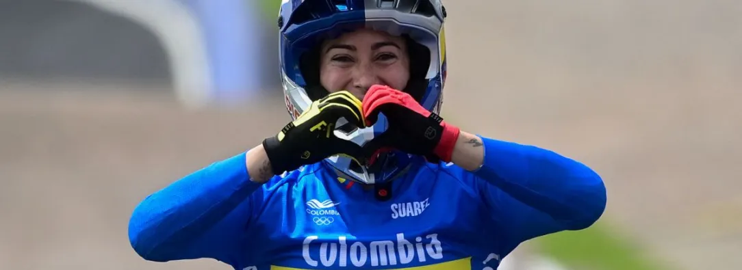 Mariana Pajón celebra en los Panamericanos de Santiago 2023