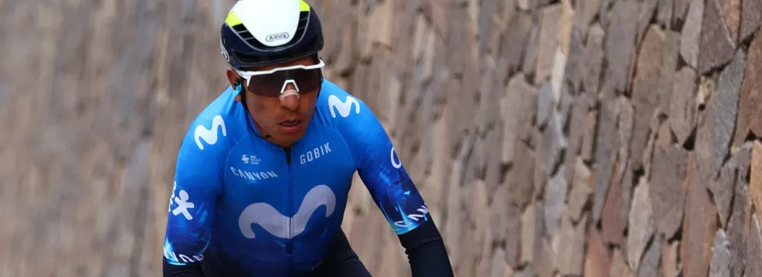 Nairo Quintana y su fractura en el Tour de Suiza. / Foto: AFP.