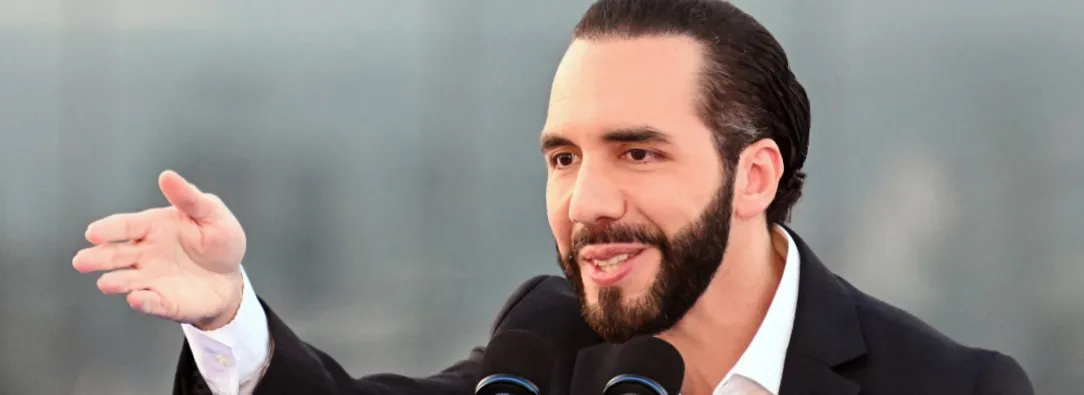 Nayib Bukele comienza un segundo gobierno en El Salvador. / Foto: AFP.