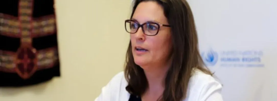 Juliette De Rivero, representante en Colombia del Alto Comisionado de la ONU para los Derechos Humanos