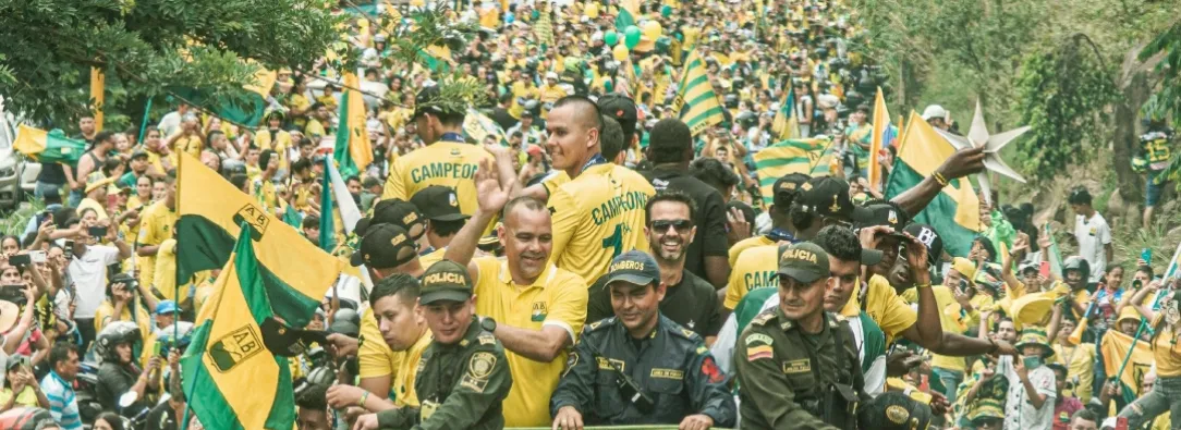 Se entregó hincha que robó medalla a jugador de Bucaramanga. / Foto: X ABucaramanga.