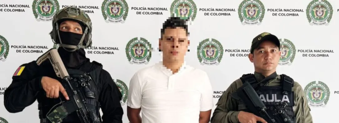 Captura de máximo cabecilla del Tren de Aragua. / Foto: Policía de Colombia.