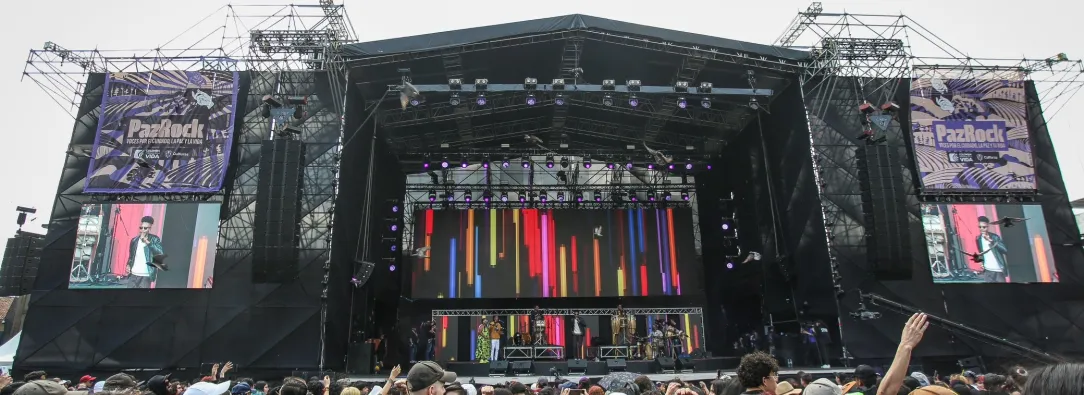 Concierto PazRock, Plaza de Bolívar en Bogotá, 2023.
