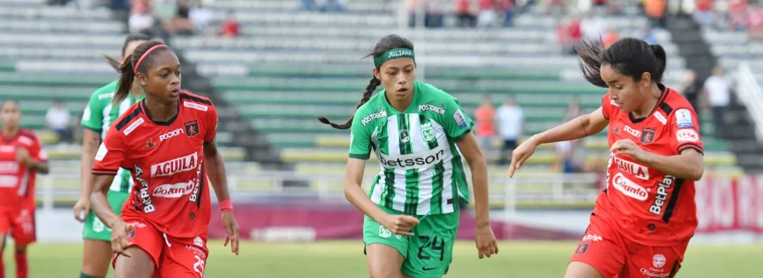 Cuadrangulares de la liga femenina por Señal Colombia. / Foto: Dimayor.