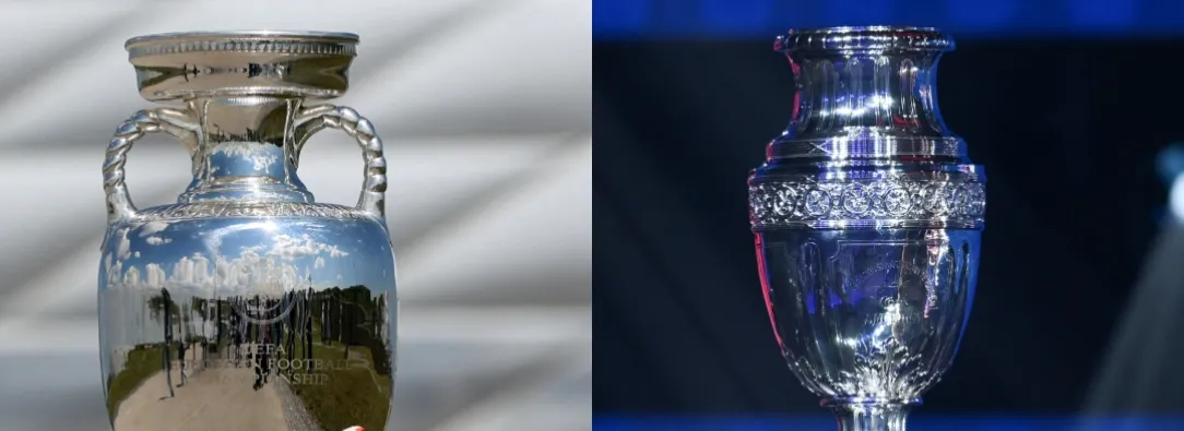 Horarios de partidos de la Eurocopa y Copa América. / Fotos: AFP.