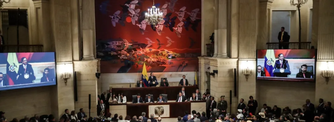 Congreso aprobó la reforma pensional. / Foto: AFP.