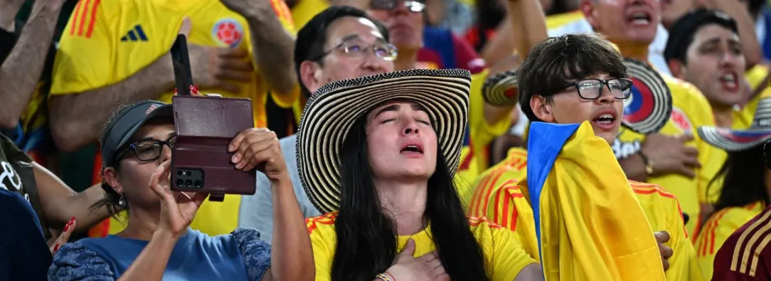 Hinchas colombianos Selección Colombia