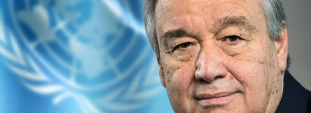 Antonio Guterres, secretario general de la ONU.