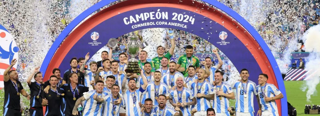 Argentina vence a Colombia y gana la Copa América