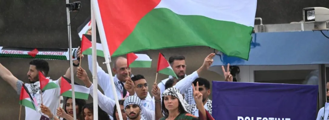Atletas de Palestina en París 2024. / Foto: @Palestine_UN.