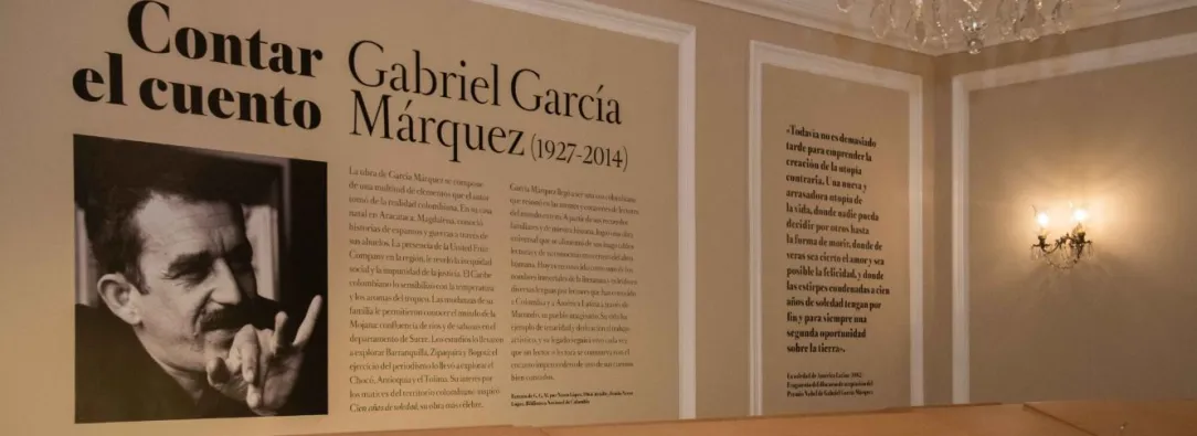 'Contar el cuento': una exposición sobre Gabriel García Márquez que se exhibe en la Casa de Nariño