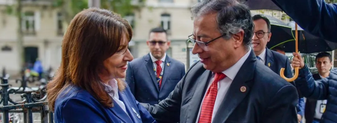 Presidente Gustavo Petro se reunió con la alcaldesa de París, Anne Hidalgo: esto fue lo que hablaron