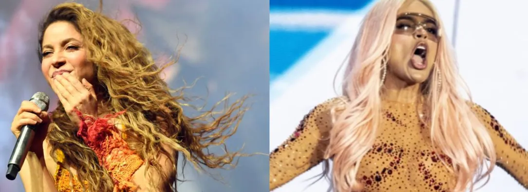 Shakira y Karol G: la dos estrellas en la final de la Copa América 2024