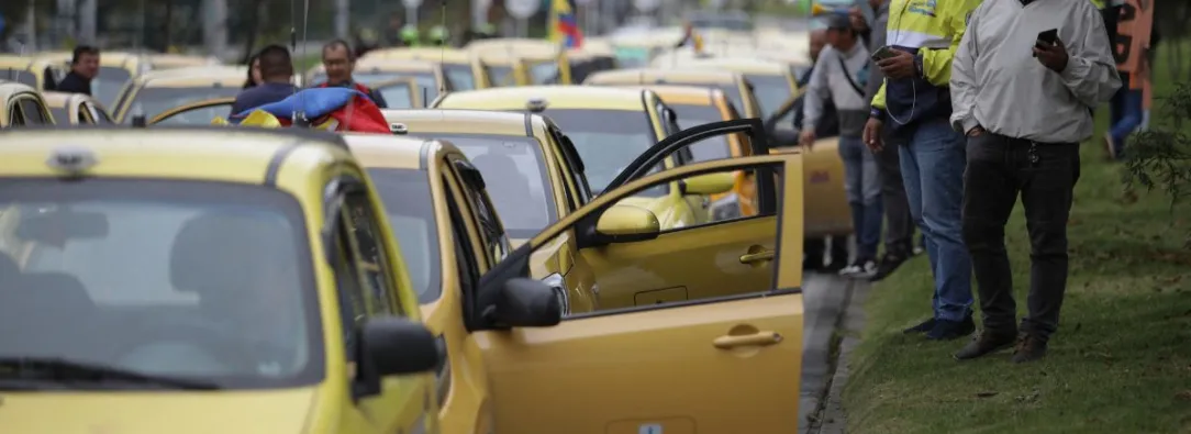 Paro de taxistas Bogotá