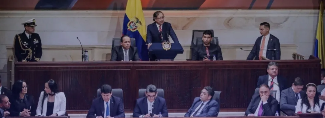 Instalación del Congreso de la República. / Foto: AFP.