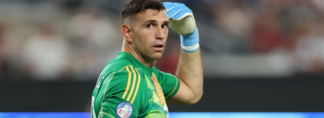 Dibu Martínez sobre la final de Colombia vs. Argentina. / Foto: AFP.