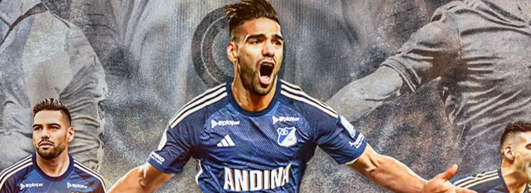 Presentación de Falcao con Millonarios. / Foto: X Millonarios.