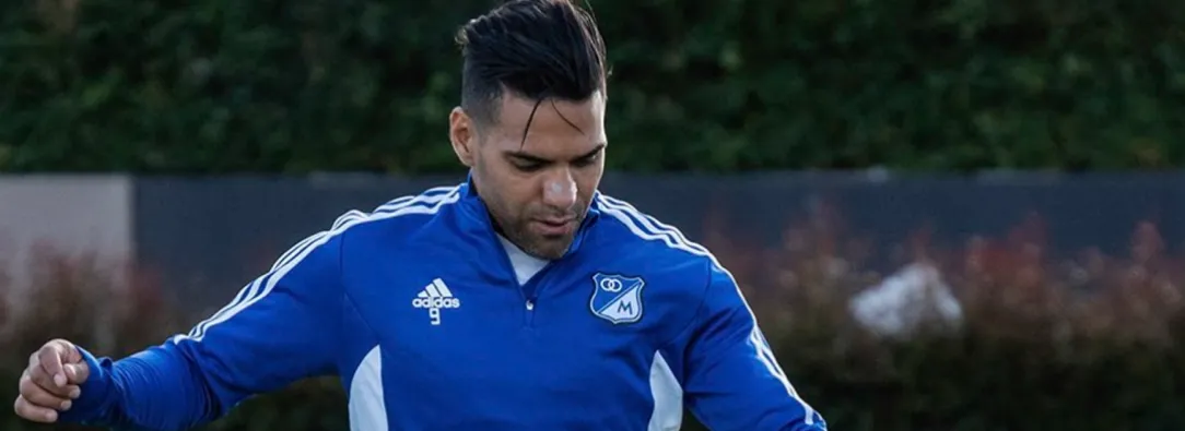 Falcao García y RDP con Millonarios. / Foto: AFP.