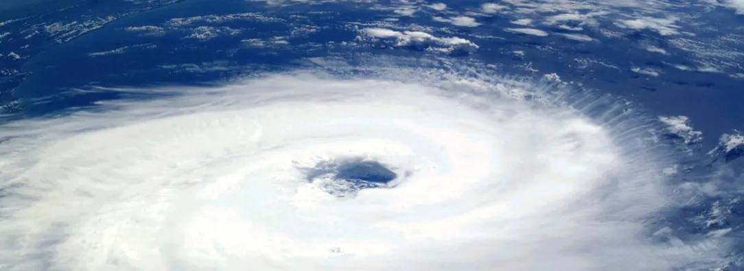 Huracán Beryl por el mar Caribe. / Foto: Pixabay.