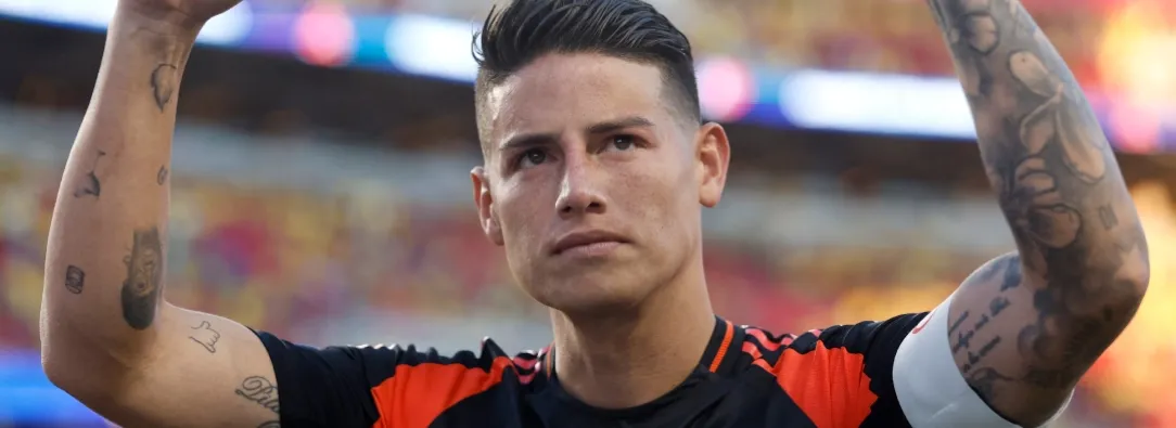 James Rodríguez en la Copa América. / Foto: AFP.