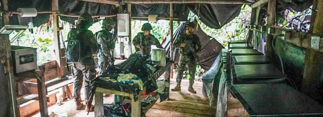 Colombia bajó casillas en el índice de mercados criminales. / Foto: MinDefensa.